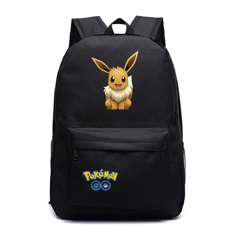 Аниме рюкзак Pokemon карманные монстры холщовый рюкзак для женщин рюкзак для мужчин Покемон школьные рюкзаки Mochila - Цвет: 2