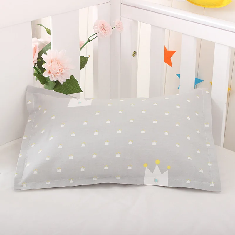 comforter sets 40*25cm INS Baby Pillows For Sleeping Pillow Case Pillow Filling Cotton Woven Fabric Wholesale Baby Bed Products For Newborn baby seat support rope Bedding