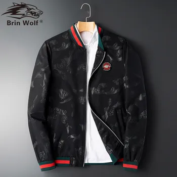 

New M-4XL Baseball Jacket Men Spring Autumn Casual Solid Fashion Slim Zipper Bomber Jackets Overcoat Mens Thin Pilot top coat