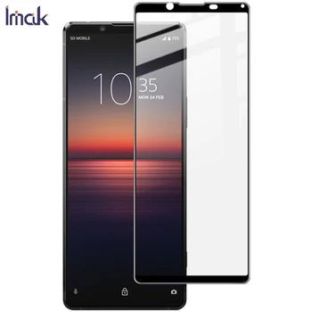 

Imak Pro+ Sensitive Touch Full Coverage Glass for Sony Xperia 1 II Tempered Glass by Full AB Glue Adsorb