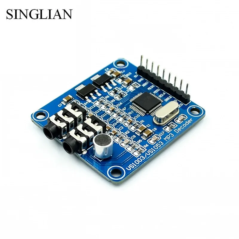 VS1003B MP3 декодирующий модуль микрофонная головка STM32 MCU макетная плата аксессуары