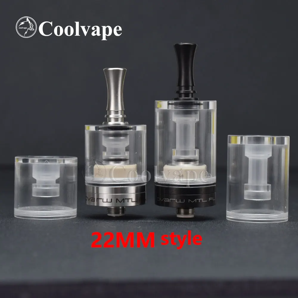 

Dvarw MTL FL rta Single Coil 22mm Tank Kit 316ss airflow intake adjustable atomizer Rebuildable Tank Kit with 11pcs AFC insert