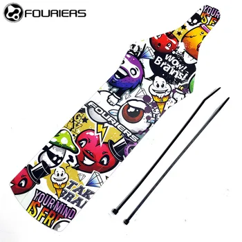 

2020 Fouriers Bicycle Rear Fenders Saddle Rail Fender Mud Guards For MTB DH Fixed Gear Mudguard PP Bike Fenders