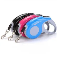 

3m/5m Strong Leash Durable Nylon Automatic Retractable Walking Running Leads Dog Cat Extending Leashes Dogs Pet Products