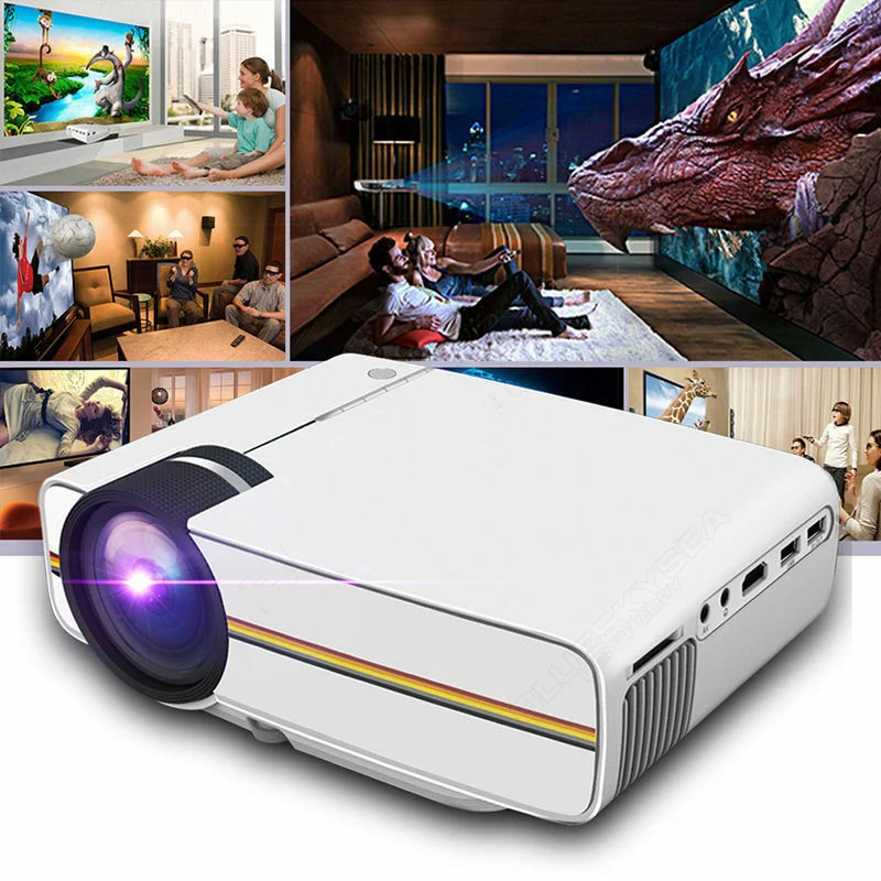 

Mini Household Projector HD 1080P Multimedia LED Video Projector Hi 888