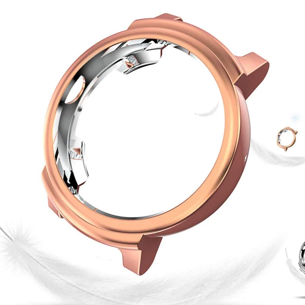 Чехлы для часов Мягкий противоударный Смарт-часы защитный чехол бампер рамка Крышка для Ticwatch E shell