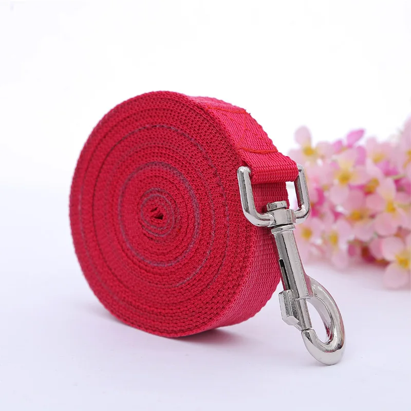 thumbnail image 1 of Correas de nailon para perros de 1,8 m, 4,5 m, 6 m y 10 m, correa de entrenamiento para caminar para mascotas, arnés para perros y gatos, correa de plomo, 1 of 5