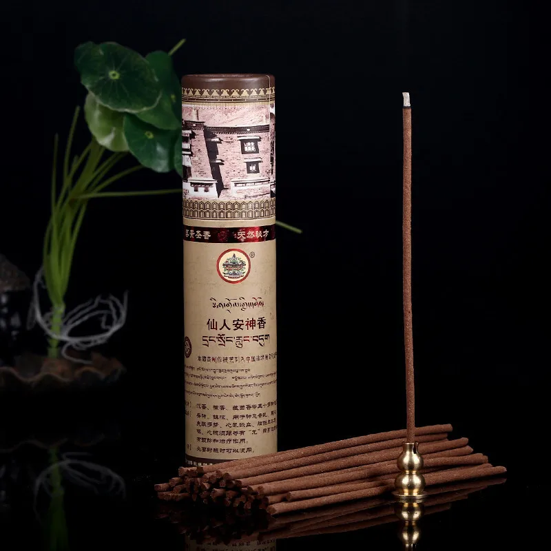 

50pcs/box Tibet Temple Handmade Incense Sticks Relieves Anxiety Blessings Good Smell Dispel Negative Energy Buddhist Fragrance