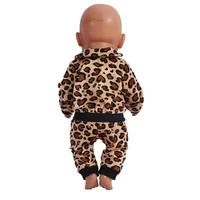 18 Inch Doll Clothes Leopard Print 43 cm Baby Born Clothes American Girl Doll Clothes OG Dolls Dollhouse Accessories Girl Gift 2