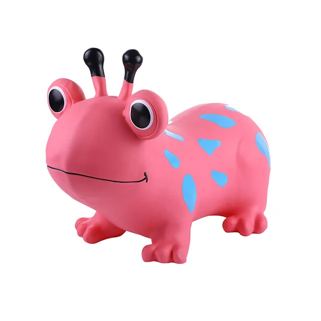 Baby 55cm Thicken PVC Inflatable Frog Sports Toys Children Ride on Animal Jumping Horse Bouncy Toys for Kids 1