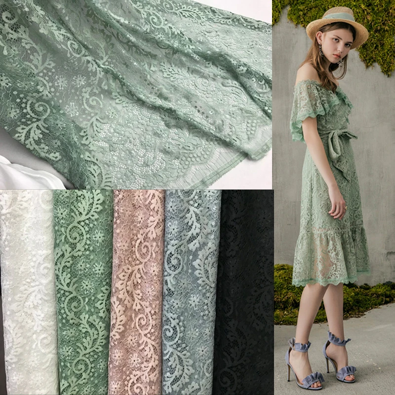 

150cm*150cm New Fashionable Dress Lace Cloth Fabric Shell Bud Silk Fabric Wedding Fabric