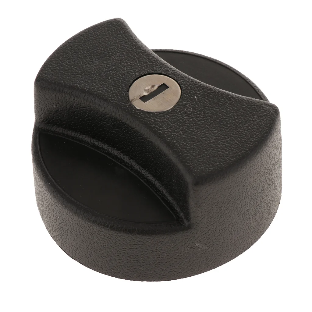 ABS Plastic Gas Fuel Tank Cap With Key Lock Set Fit For Land Rover