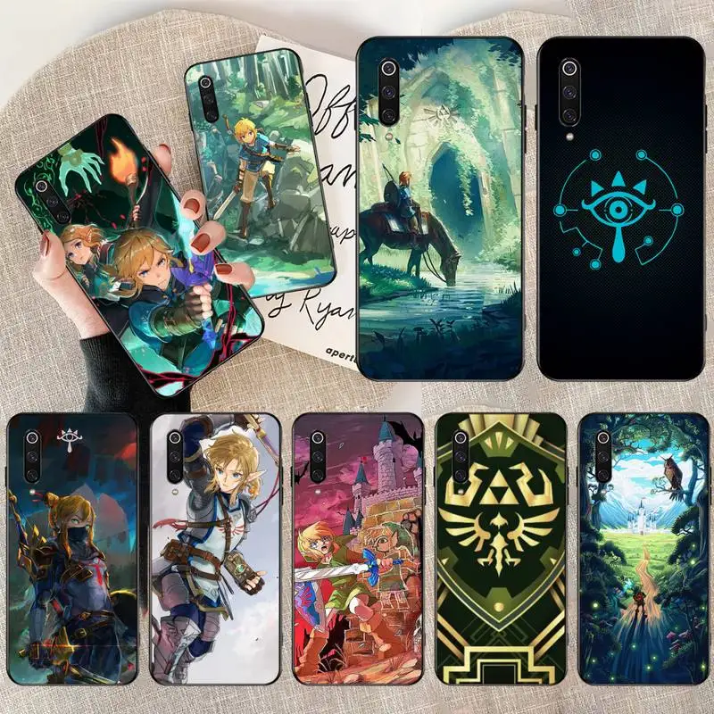

PENGHUWAN The Legend of Zelda DIY Painted Bling Phone Case for Xiaomi Mi9 9SE 8SE Pocophone F1 Mi8 Lite