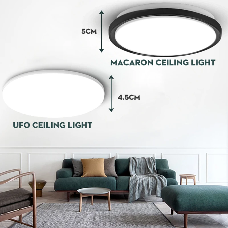  Led Ceiling Lights Modern LED Ceiling Lamp Light 220V 15W 20W 30W 50W Cold Warm White Lighting Surf - 4000009550107