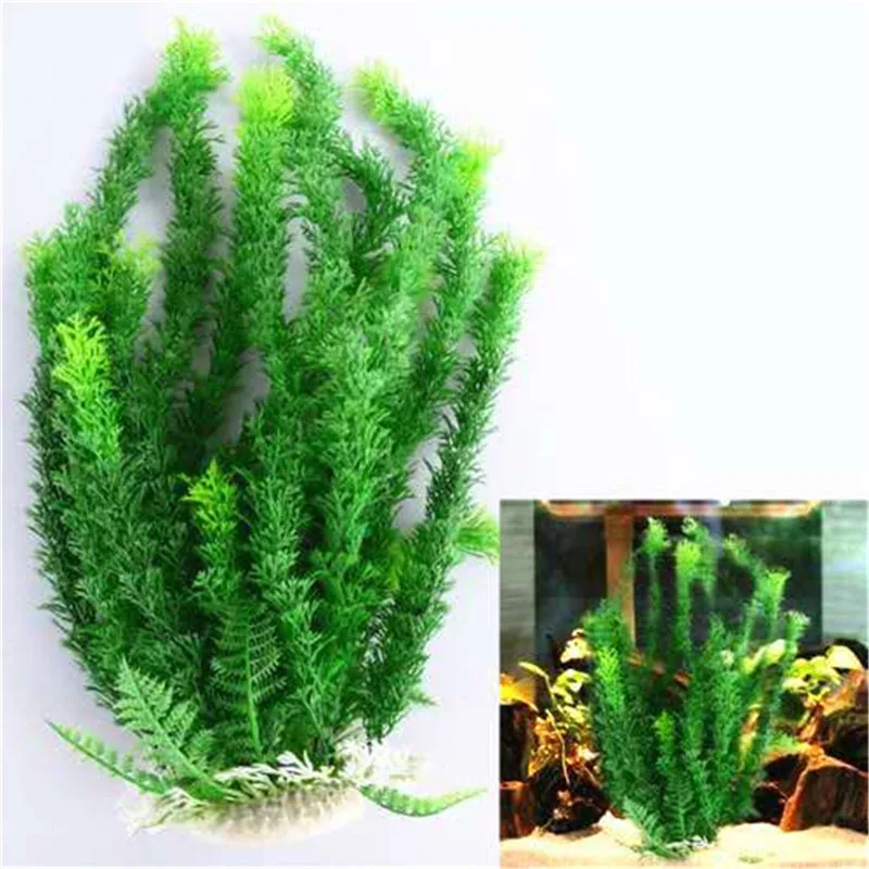 1Pc 24 52Ccm Large Aquarium Plants Plastic Grass Fish Tank Decor