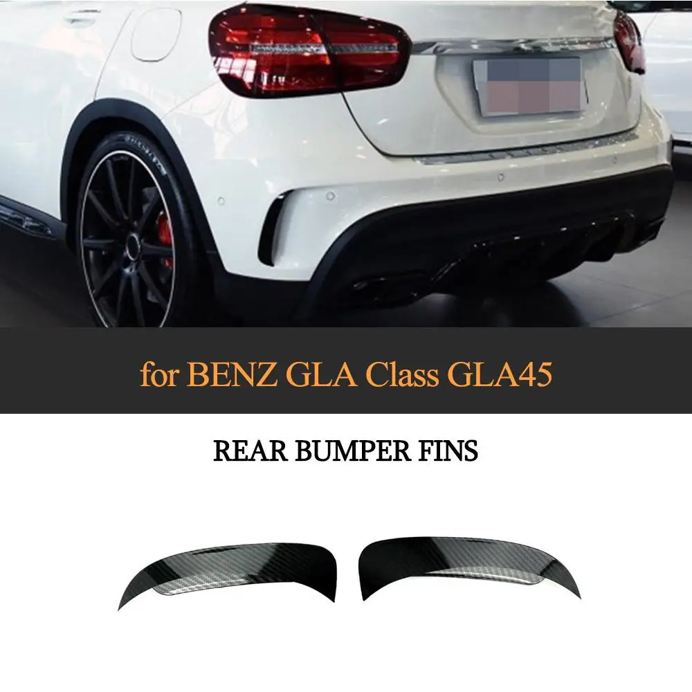 Глянцевый черный Автомобильный Разветвитель заднего бампера для Benz cla Class W117 CL180 cl200 CL250 2013- PP задние закрылки вентиляционное отверстие крыло