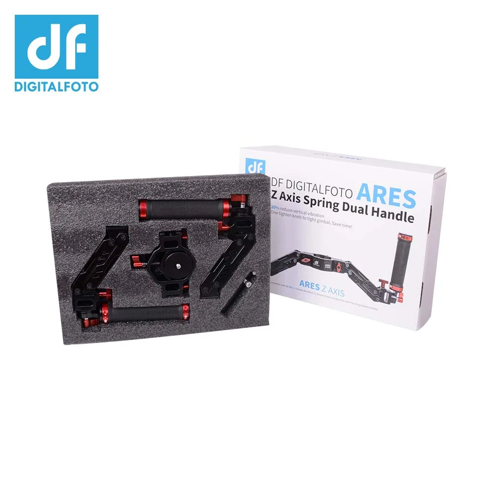 DIGITALFOTO Ares Z axis Alloy Aluminum Detachable Spring Dual Handle 5kg Loading for DJI Ronin S/RS2/Crane 2/MOZA AIR 2