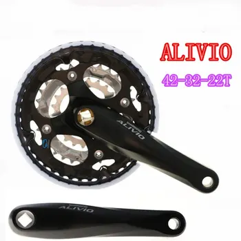 

Shimano FC-M410 bike crankset 8s 24s MYB bicycle Square crank set 42T not include cover