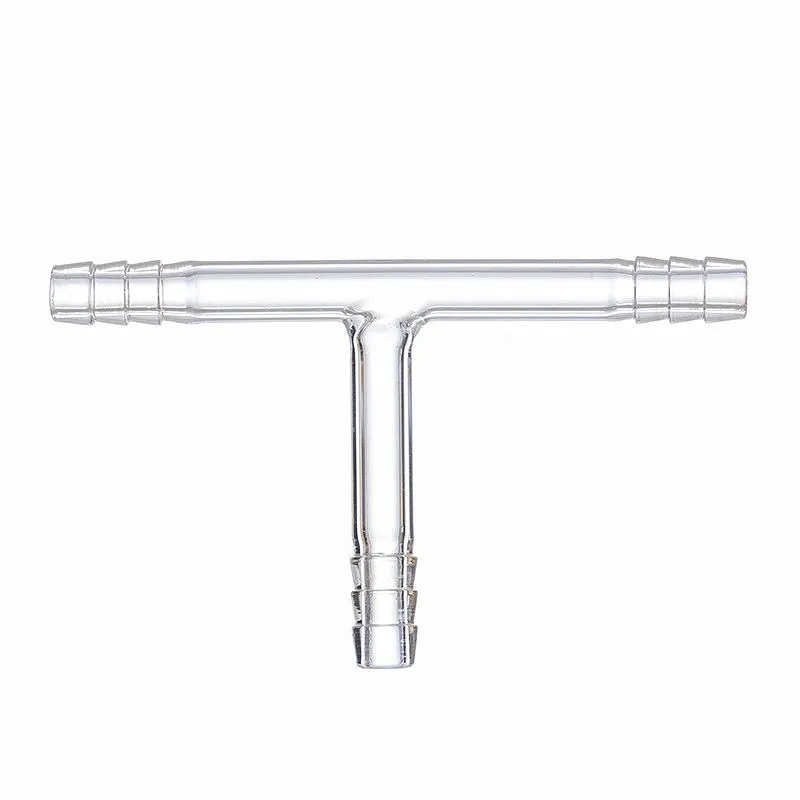 Glass Adapter Dual Connecting Tube Pagoda Small Mouth Catheter T-shaped Three-way Connector OD 10 mm ID 7.5mm 5 / PK | Канцтовары для