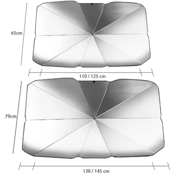 

Car Parasol Front Window Sunshade Covers Car Sun Protector Interior Windshield UV Protection