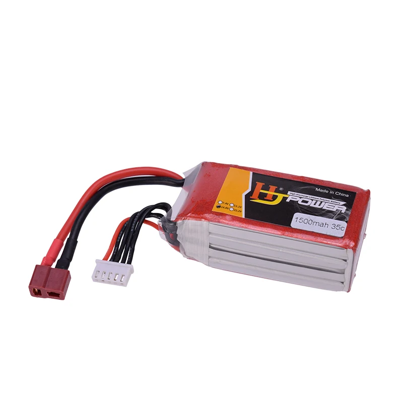 HJ 7,4 V 11,1 V 14,8 V 1500mAh 35C 2S Lipo батарея T Plug Высокая разрядка мощный для RC Дрон автомобиль Лодка Квадрокоптер RC модель