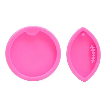 

2Pcs Silicone Mould Jewelry Making Tool Epoxy Resin Rugby Football Pendant Mold Sports Lovers Jewelry Tools