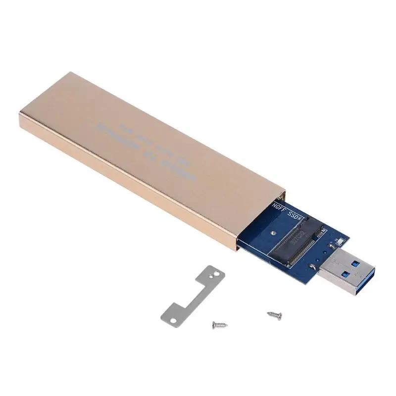 M.2 NGFF SSD для USB3.0 type-A адаптер флэш-жесткий диск внешний корпус