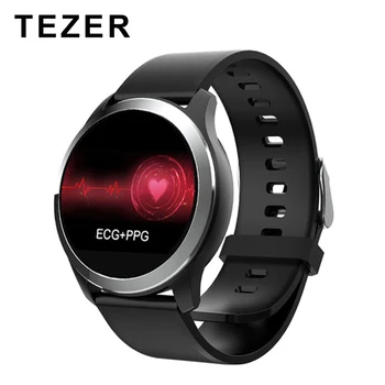 

TEZER Z03 ECG PPG Smart Watch With Blood Pressure Heart Rate Monitor Passometer sport tracker relogio For IOS Android phone