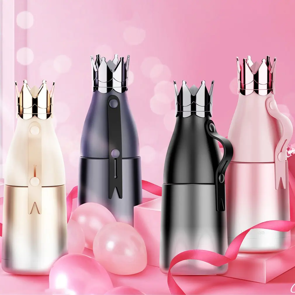 

Crown Vacuum Cup,Double Walled Stainless Steel Thermos Cup Water Bottle Outdoor Sport Travel School Vacuum Cup Mug Drop Shipping