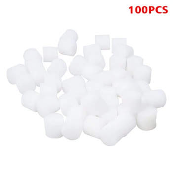 

100pcs White Home Vegetable Cultivation For Plant Soilless Greenhouse Hydroponic Sponge 30mm Moisturizing Garden Tool Media