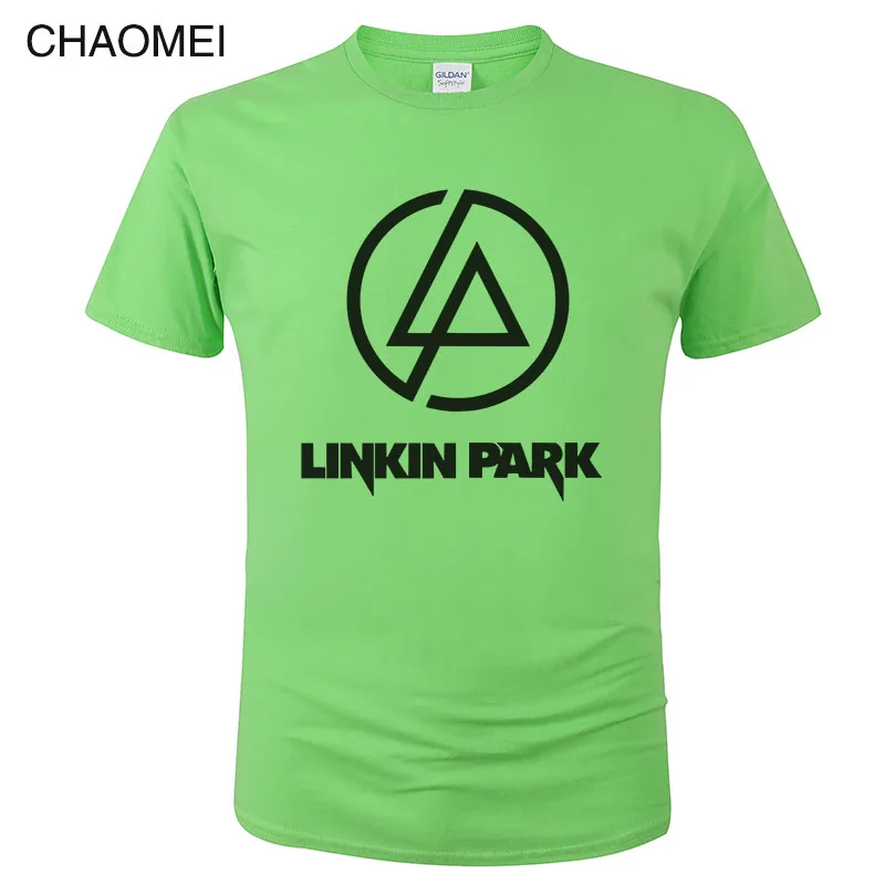 Мужские Новые Стильные топы Linkin Park футболка хип хоп Lincoln летняя рок Мужская футболка с коротким рукавом модные повседневные хипстерские футболки C104