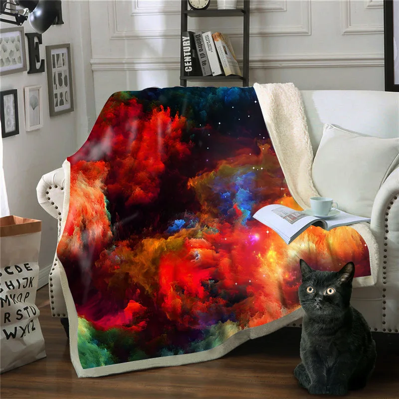 Color16 Тигр, олень серии двойное одеяло 3D печатных хлопок плюшевые одеяла, диваны покрытые одеяла, Сиеста одеяла, квадратное одеяло - Цвет: Color16