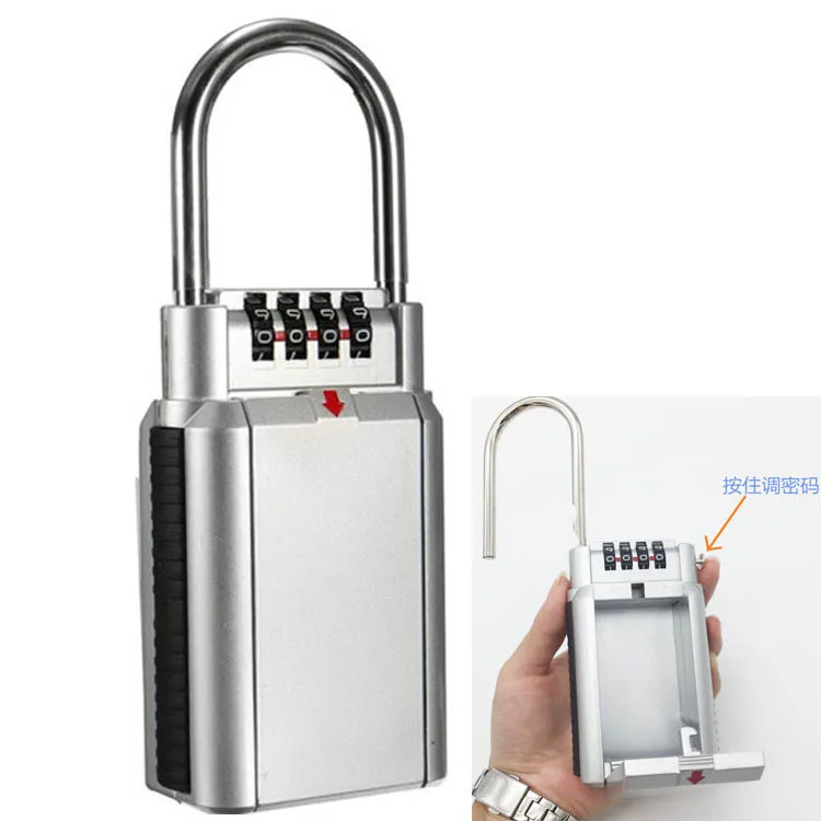 

Household Keys' Box Europe Best Seller Keys' Box Storage Box Zinc Box of Golden Padlock with Password Required Machinery Anti-Th