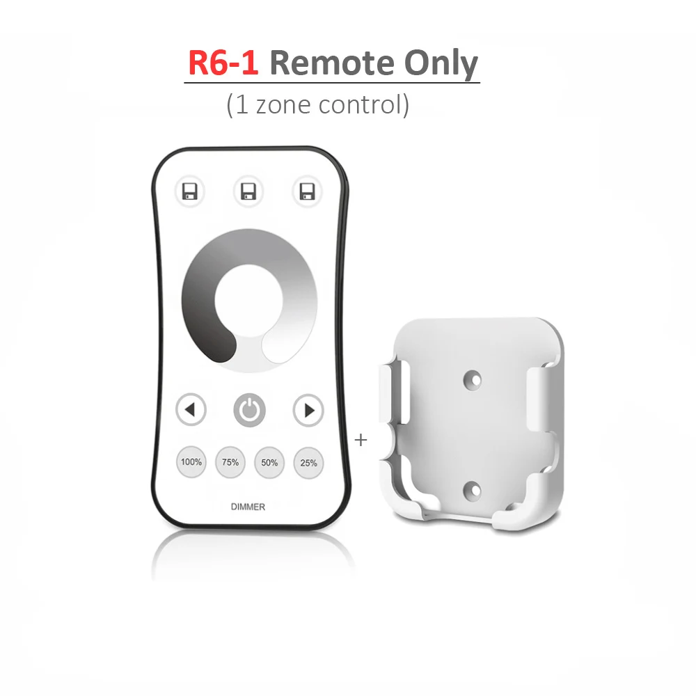 R6-1 Remote Only Симисторный регулятор светодиодного освещения выключатель Smart Wifi 2,4G RF Беспроводной пульт дистанционного управления переменного тока 110V 230V 220V затемнения Ручка контроллер для Светодиодный лампочки лампы - Цвет: R6-1 Remote Only