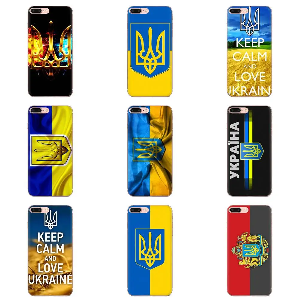 For Xiaomi Mi3 Mi4 Mi4C Mi4i Mi5 Mi 5S 5X 6 6X 8 SE Pro Lite A1 Max Mix 2 Note 3 4 Soft TPU Phone Ukraine Of Flag | Мобильные