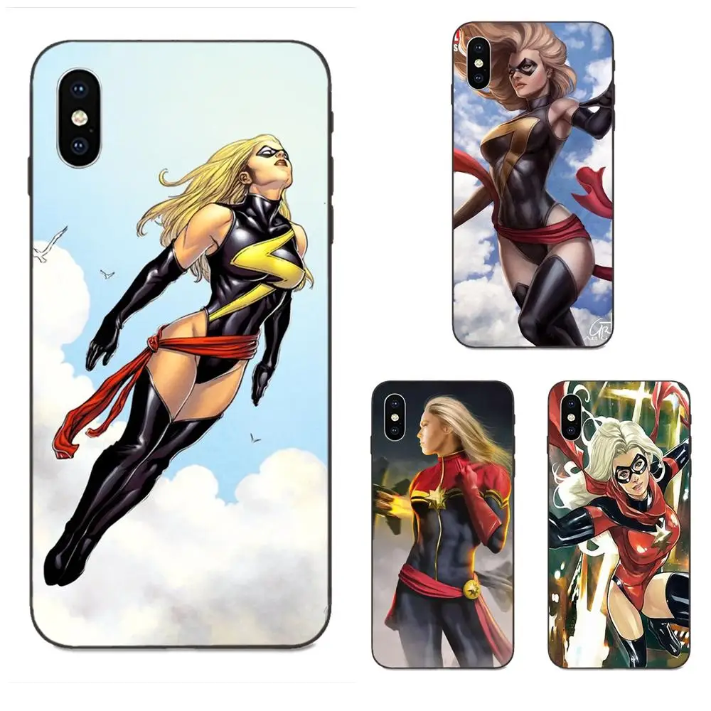 Ms. marvel Super heroes для huawei mate 9 10 20 P8 P9 P10 P20 P30 Lite Mini Play Pro P smart Plus Z 2017 2019 TPU популярный хит