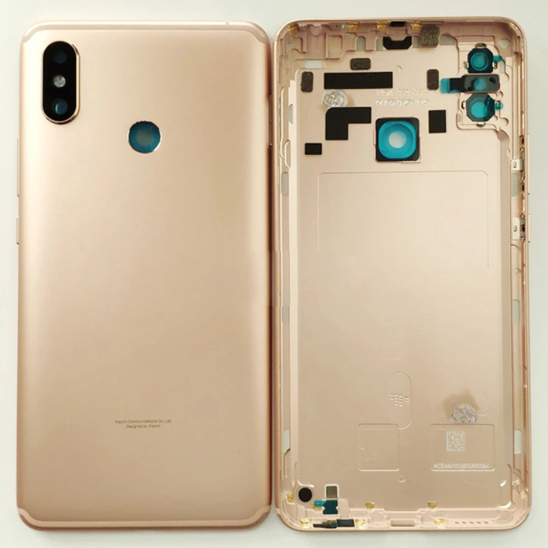 Для Xiaomi Mi Max 3 Max3 крышка батареи задняя батарея Корпус Дверь задняя крышка чехол+ Замена объективов камеры