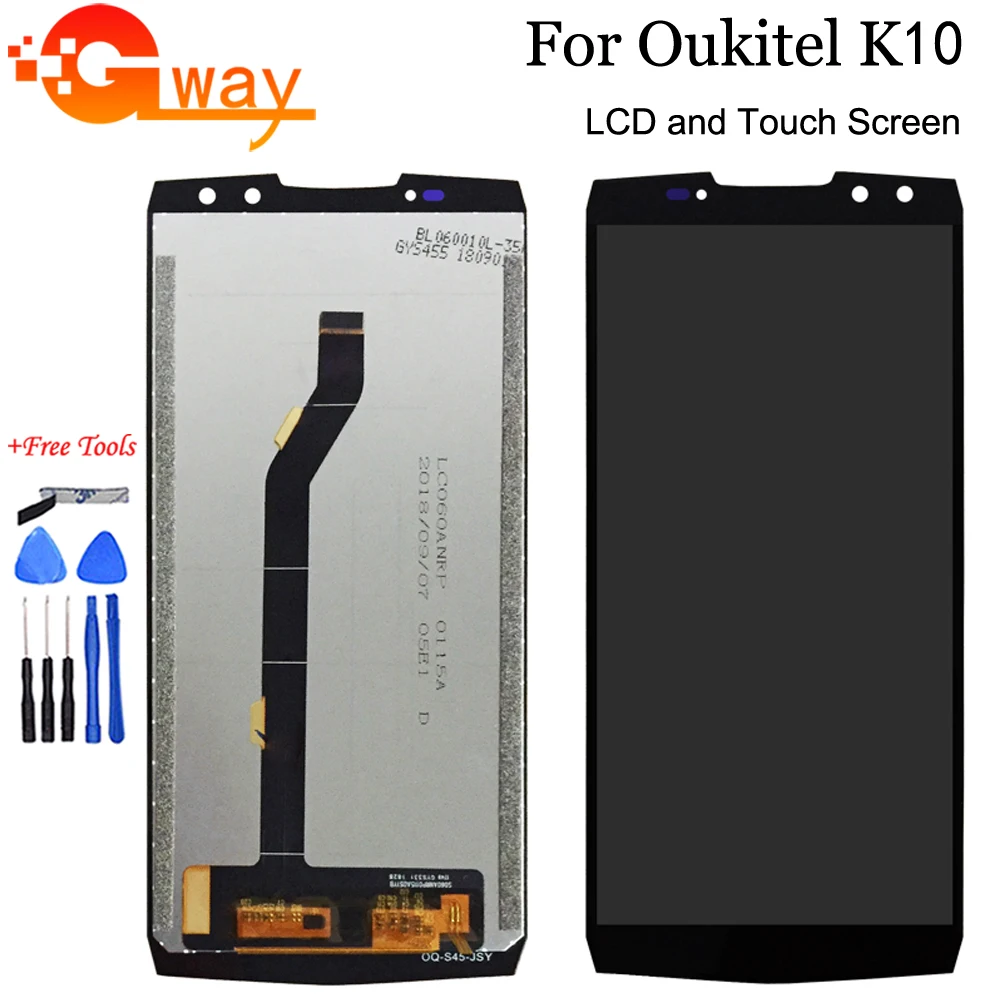 

Original For Oukitel K10 LCD Display and Touch Screen Digitizer Assembly Phone Accessories For Oukitel K10 With Tools