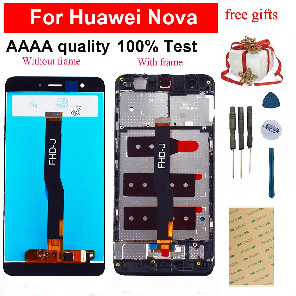 5 0 &quotдля huawei Nova CAZ AL10 CAN L01/L11/L02 сенсорный экран дигитайзер панель сенсор + ЖК