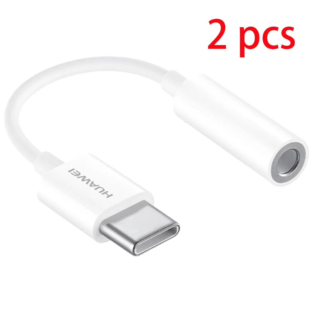 HUAWEI Audio cable Type C 3.5 Jack Earphone Cable USB C to 3.5mm Headphones Adapter For Huawei P10 P20 pro Mate 10 Pro 20 - Color: Type C To 3.5MM