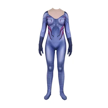 

Game LOL Kai'Sa Cosplay Costumes Daughter of the Void Zentai Suits 3D Printing Jumpsuit Halloween Bodysuit