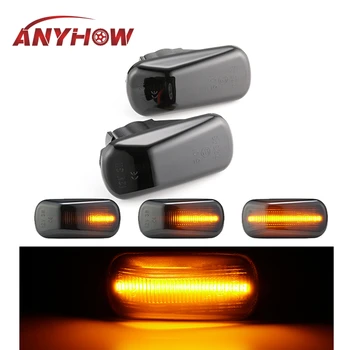 

2Pcs Dynamic LED Side Marker Lights 12V Flowing Turn Signal Light Side Repeater Lamp Blinker for Honda Civic Accord S2000