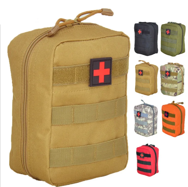 Molle тактическая медицинская с аксессуарами тактическая поясная камуфляжная многофункциональная аптечка походная скалолазание спасательные wa - Цвет: Burgundy 10 Inch