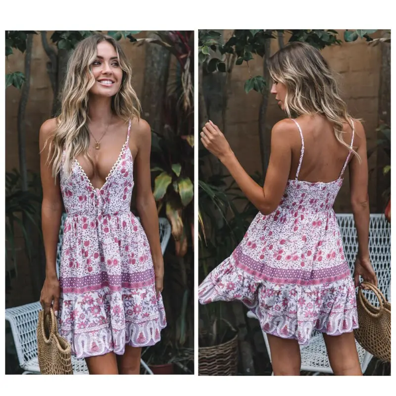 paisley print summer dress