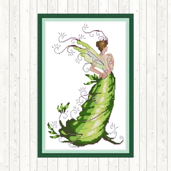 

Cross Stitch Embroidery Count DMC Thread DIY Hand Crafts Printed Canvas 14CT 11CT Aida FabricCross-stitch Needkework Home Decor