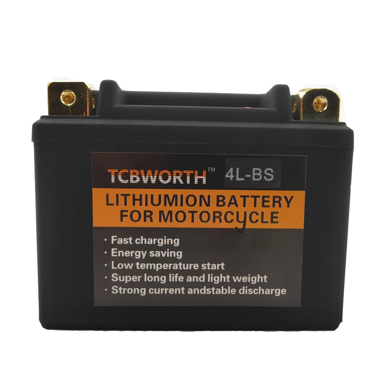 4L BS12V батарея для запуска мотоцикла глубокий цикл 4 Ач CCA 180 А литиевая скутера LiFePO4