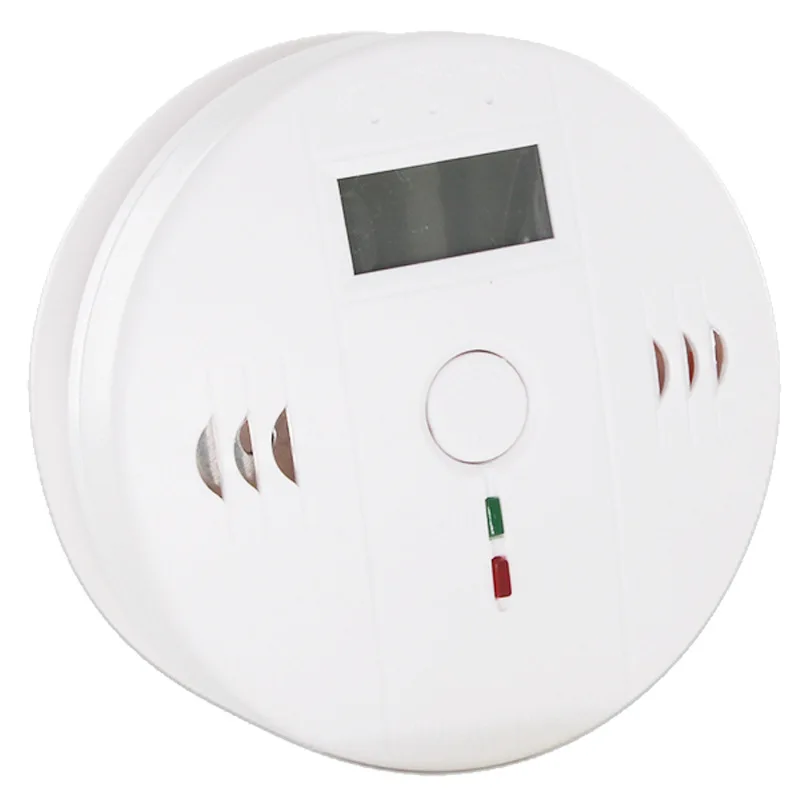 Alarma de monóxido de carbono para el hogar, Detector de CO de pantalla LCD inalámbrica, alerta de seguridad