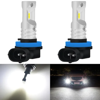 

2pcs H16 H11 Led Fog Lights 1600Lm 6500K White 9006/HB4 9005/HB3 H1 H3 H4 H7 H8 H27W 881 PSX24W 880 Led Car DRL Running Lamp