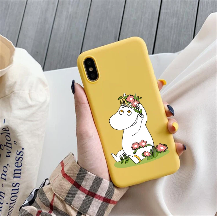 Cute Moomin TPU candy Soft Phone Case For huawei p30 pro p30 lite p20 pro p10 mate 20 p10 lite honor 9 lite