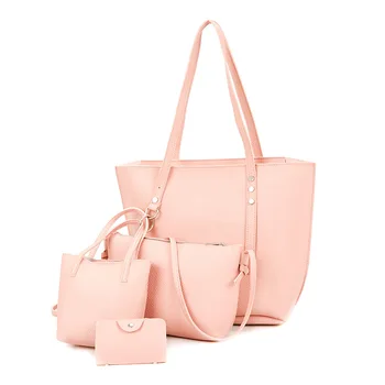 

New Style-Korean-style Retro Different Size Bags Women's Hand Shoulder Women's Versatile 3pcs Set Bag WOMEN'S Bag